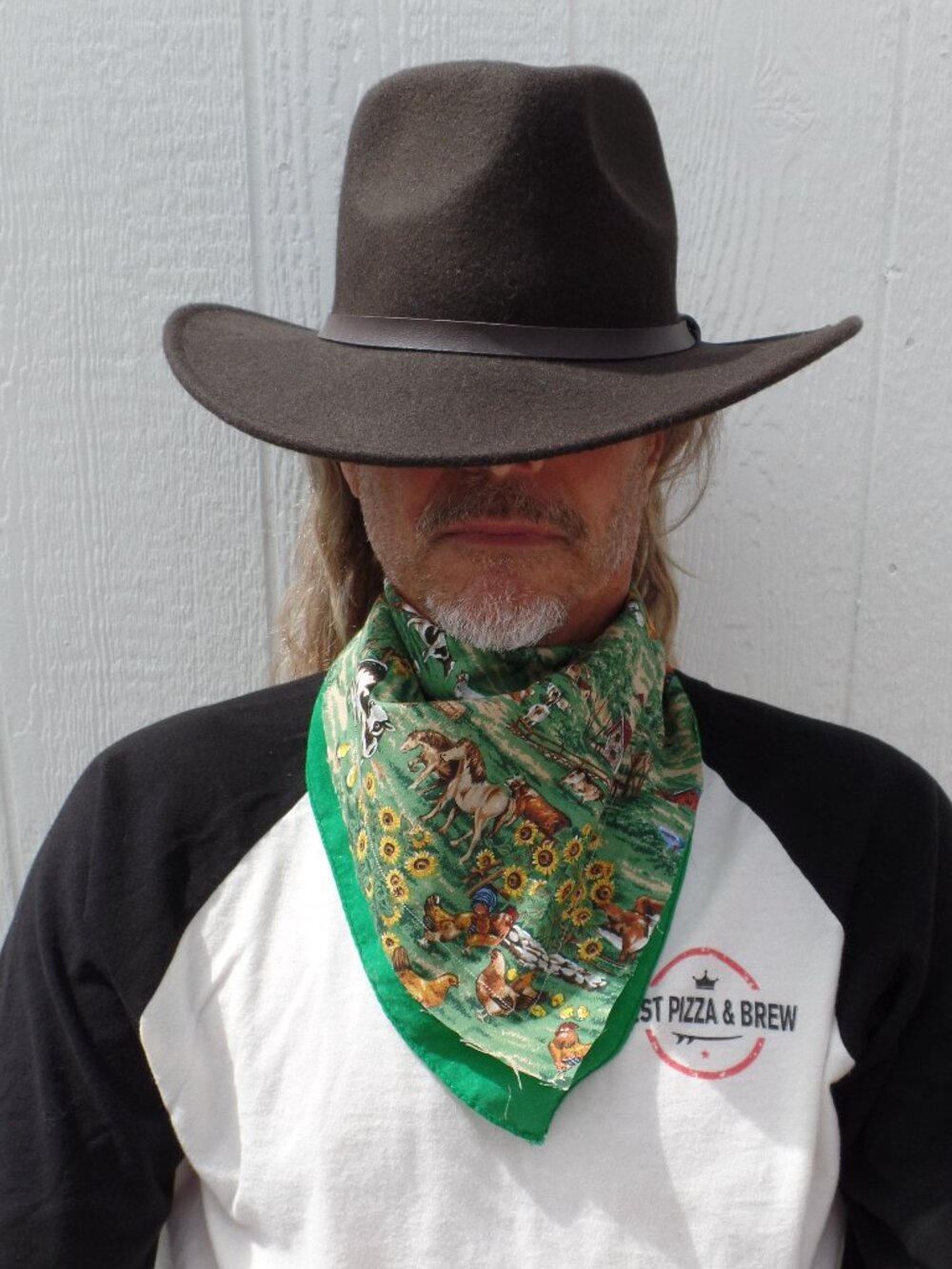 Hand Crafted Scarf Reversible Country Western Bandana - Picture 2 of 12